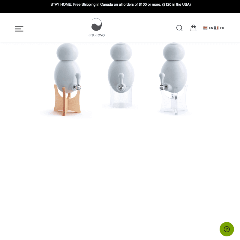 Experts de boutiques Shopify - La Fabrique Shopify Montréal aquaovo.com custom